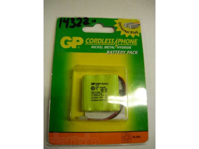 T314 300mAh 3.6V GP в городе Владимир, фото 1, стоимость: 250 руб.