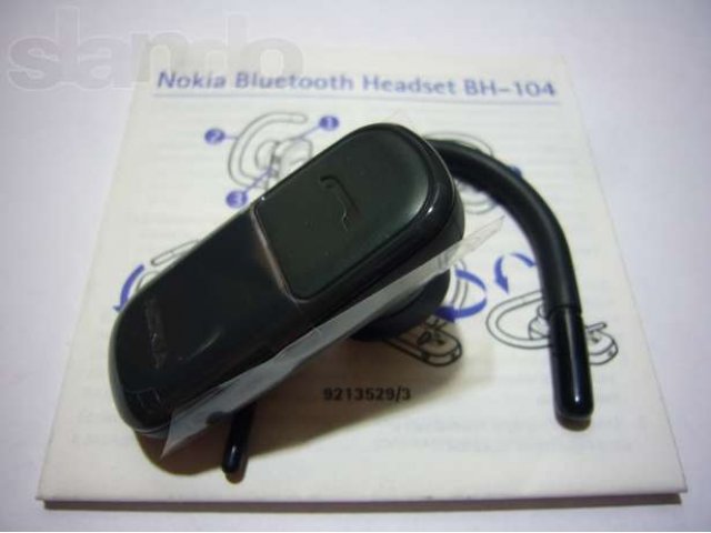 Bluetooth-гарнитура Nokia BH-104 в городе Усолье-Сибирское, фото 1, стоимость: 500 руб.