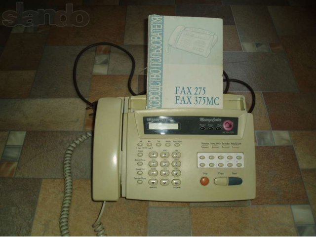 !Продам телефакс Brother FAX 375MC! в городе Братск, фото 1, стоимость: 600 руб.