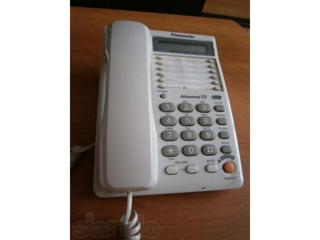 Проводной телефон Panasonic KX-TS2365RUW б/у в городе Челябинск, фото 1, стоимость: 400 руб.