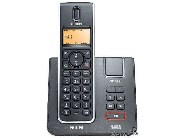 Беспроводной DECT телефон Philips SE255 с автоответчиком в городе Казань, фото 2, Татарстан