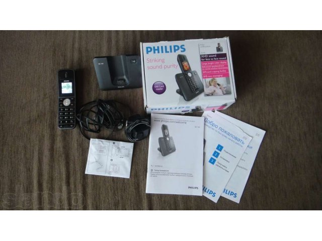 продам радиотелефон Philips SE 7401 черный в городе Пенза, фото 1, Пензенская область