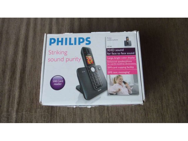 продам радиотелефон Philips SE 7401 черный в городе Пенза, фото 2, стоимость: 600 руб.
