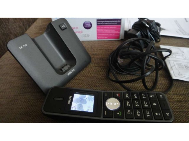 продам радиотелефон Philips SE 7401 черный в городе Пенза, фото 3, Радиотелефоны