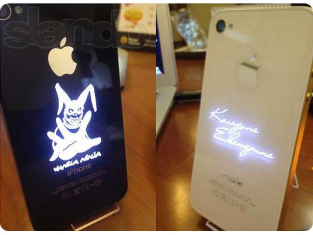 Светящийся логотип iPhone 4/4S в городе Челябинск, фото 1, стоимость: 0 руб.