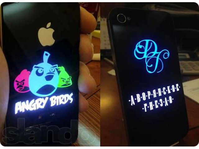 Светящийся логотип iPhone 4/4S в городе Челябинск, фото 2, Ремонт, сервис и прошивка телефонов