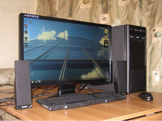 Мощный игровой Core i5 с монитором 24 в городе Санкт-Петербург, фото 1, Настольные компьютеры