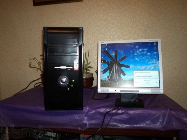 двухъядерный системник+монитор в городе Орехово-Зуево, фото 3, Настольные компьютеры