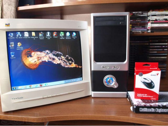 Двухъядерный игровой компьютер с лицензионной Windows 7 в городе Ногинск, фото 4, Настольные компьютеры