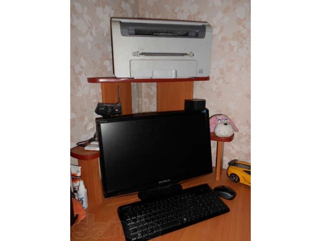 Компьютер(системный блок+монитор+беспроводная клавиатура+МФУ) в городе Бийск, фото 3, Настольные компьютеры
