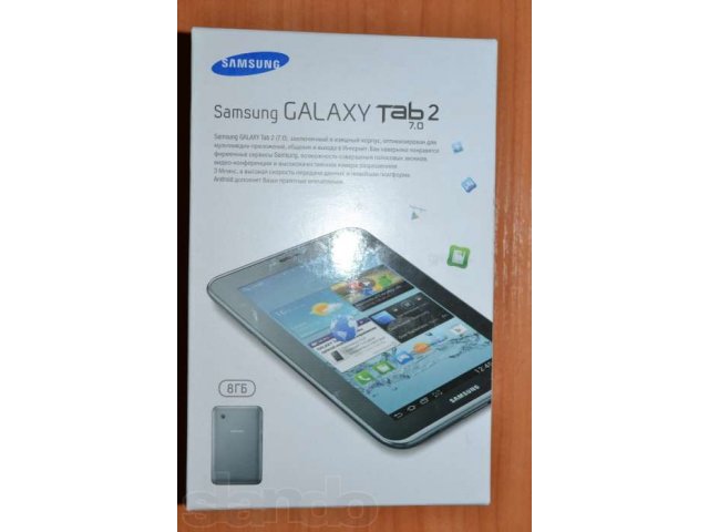 Продам (новый) планшетный компьютер Samsung GT-P3100 в городе Каменск-Уральский, фото 2, Свердловская область