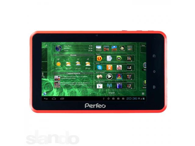 Планшет Perfeo 7320W Tablet PC  7 Red НОВЫЙ в городе Ярославль, фото 1, стоимость: 3 813 руб.