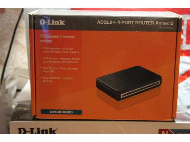 Маршрутизатор Wi-Fi D-Link DIR 320+ADLS2 modem+4 port router в городе Омск, фото 1, Аксессуары