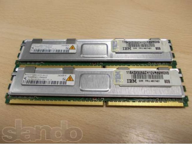 память DDR2 IBM 1GB 1Rx8 PC2-5300F 555-11-A0 в городе Барнаул, фото 1, стоимость: 1 200 руб.