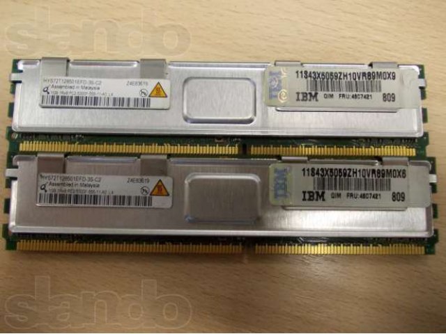 память DDR2 IBM 1GB 1Rx8 PC2-5300F 555-11-A0 в городе Барнаул, фото 4, стоимость: 1 200 руб.