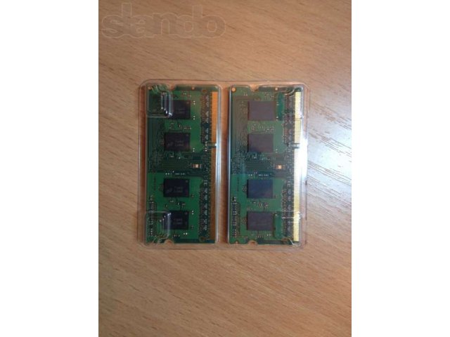 Продаю оперативную память для ноутбука 2х2Gb DDR3 в городе Астрахань, фото 2, Астраханская область