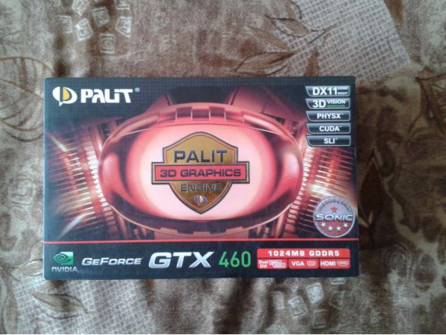 Palit Sonic Edition GeForce GTX 460 в городе Самара, фото 1, Видеокарты