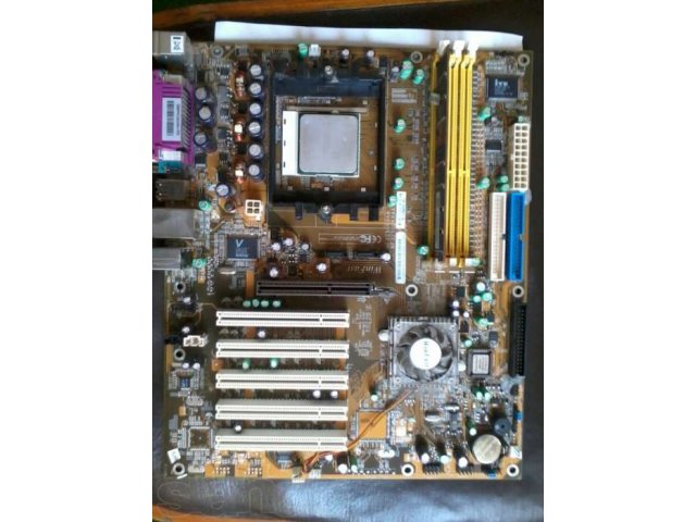 Материнская плата s754+процессор+оперативная память в городе Барнаул, фото 1, стоимость: 1 000 руб.