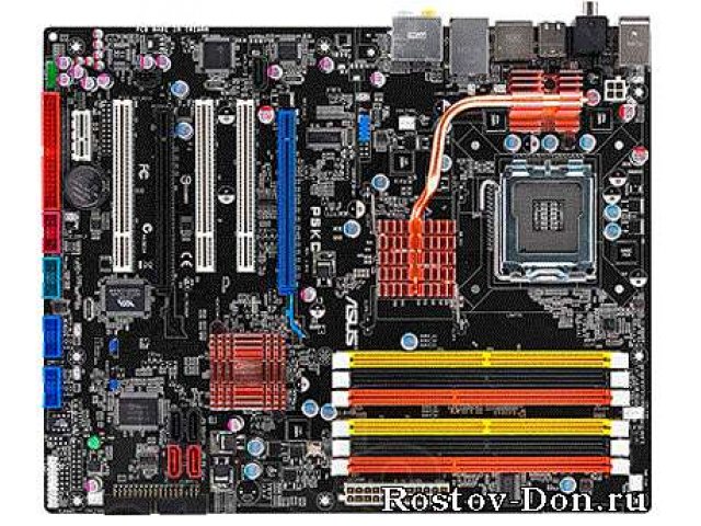 ASUS P5KC (DDR3 1333 MHz, два слота для видеокарт, поддержка C2D, С2Q, в городе Уфа, фото 1, стоимость: 1 000 руб.