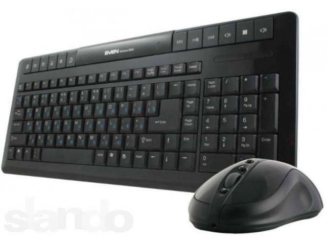 Продам клавиатуру и мышь SVEN Wireless 9005 в городе Бийск, фото 1, Клавиатуры, мыши, игровые манипуляторы