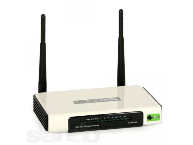 Wi-Fi Роутер TP-Link TL-MR3420 (до 300 Мбит/с; USB 3G) в городе Саранск, фото 1, стоимость: 1 100 руб.