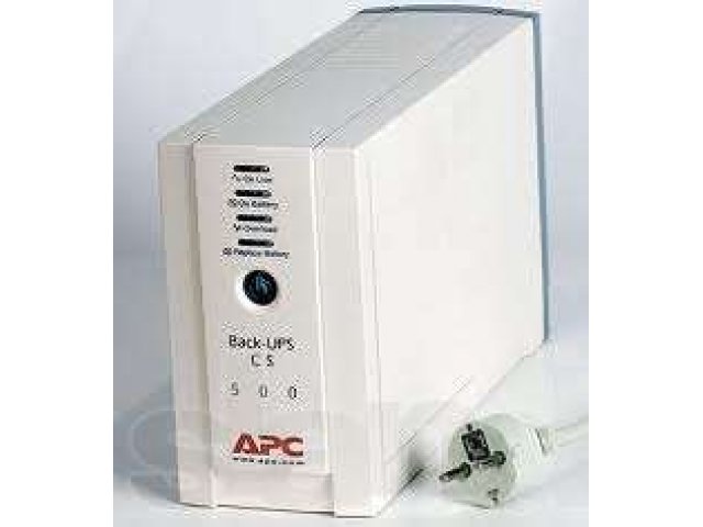 Ибп APC Back-UPS CS 500, новый аккум в городе Липецк, фото 1, стоимость: 550 руб.