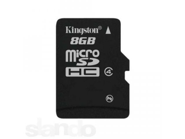 Карта памяти Kingston MicroSDHC 8GB в городе Липецк, фото 1, стоимость: 400 руб.