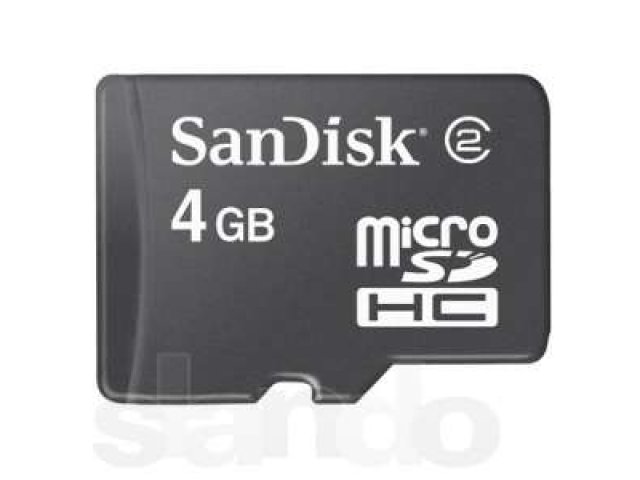 продаю карту памяти microSD 4 ГБ в городе Курган, фото 1, стоимость: 150 руб.