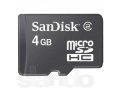 продаю карту памяти microSD 4 ГБ в городе Курган, фото 1, Курганская область