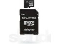 Qumo MicroSDHC 32GB Class 4 + SD adapter в городе Тюмень, фото 1, Тюменская область