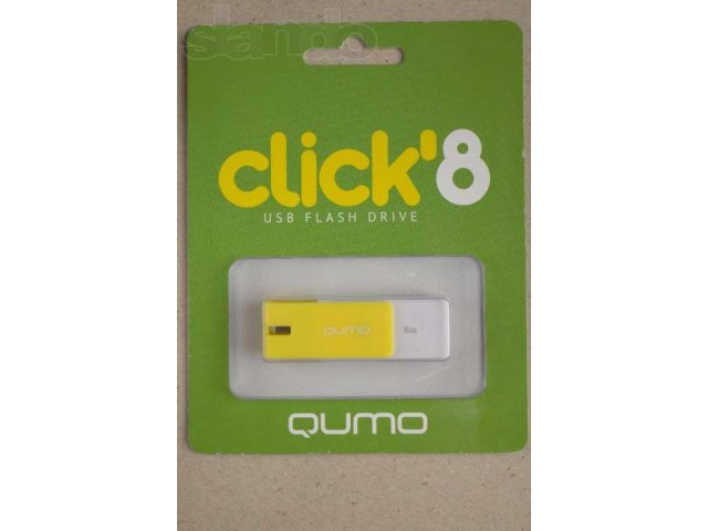 USB флешка Qumo Click 8Gb Mint, новая. в городе Новоуральск, фото 2, стоимость: 350 руб.