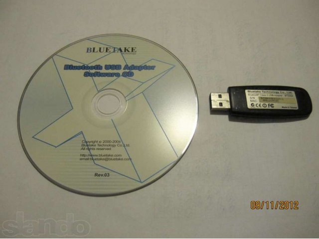 Продам б/у Bluetooth USB adaptor Bluetake BT009X в городе Омск, фото 1, Другое