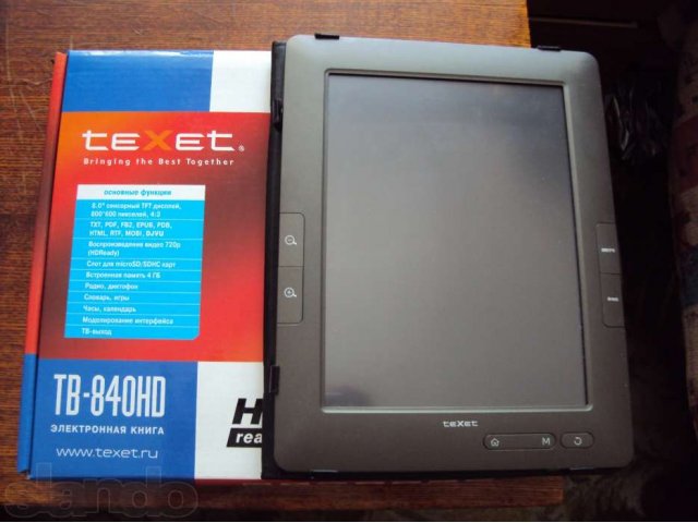 Продам электронную книгу texet TB-840HD,отличное состояние,гарантия. в городе Чита, фото 1, стоимость: 2 500 руб.