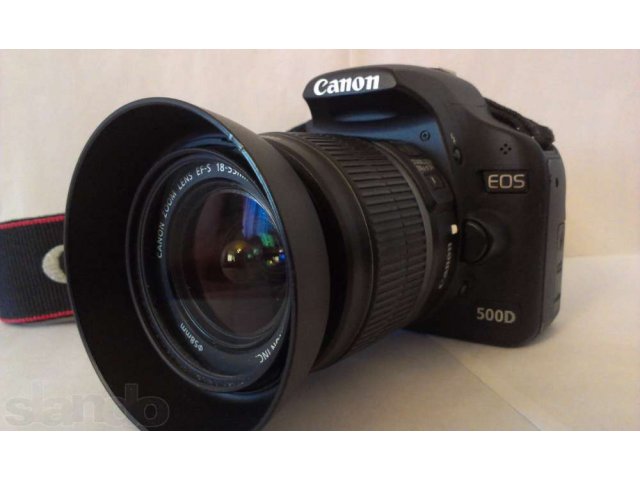 Canon EOS 500d kit (EF-S 18-55mm)+допы. в городе Москва, фото 1, стоимость: 12 000 руб.
