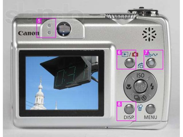 Цифровая фотокамера CANON A-550 в городе Пермь, фото 6, Цифровые фотоаппараты