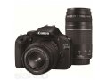 Canon 550D kit 18-55Dc +75-300Dc Абсолютно новый !!! в городе Уфа, фото 1, Башкортостан