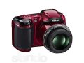 Фотоаппарат Nikon Coolpix L810 Red в городе Рязань, фото 1, Рязанская область