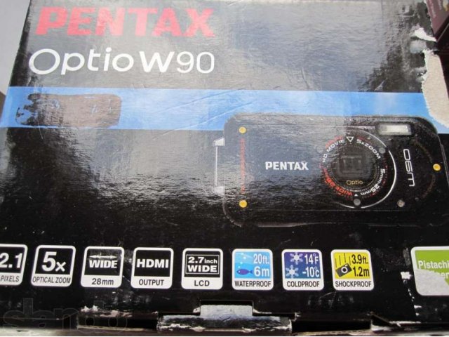 Цифровой фотоаппарат Pentax Optio W90 в городе Тверь, фото 7, Цифровые фотоаппараты