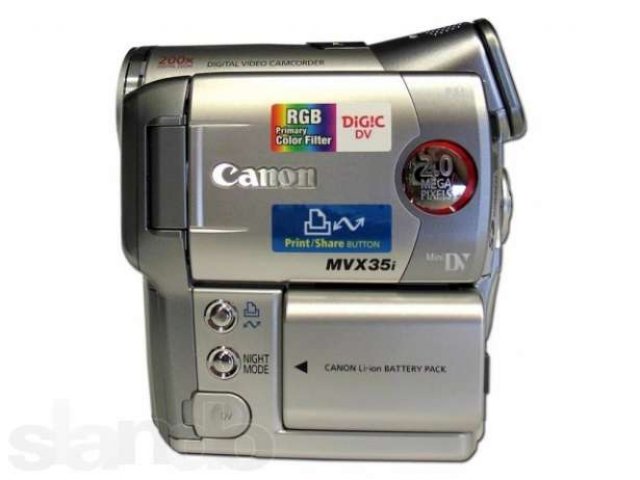 Цифровая видеокамера CANON MVX35i в городе Новосибирск, фото 2, Новосибирская область
