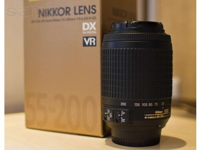 Продам Nikon 55-200mm f/4-5.6G AF-S DX VR IF-ED Zoom-Nikkor в городе Мурманск, фото 1, стоимость: 4 500 руб.