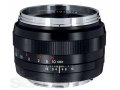 продам недорого объектив CARL ZEISS F50/1.4 PLANAR ZE CANON в городе Мытищи, фото 1, Московская область