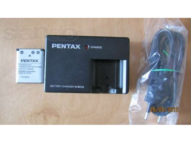 Аккумулятор с зарядным устройством для фотоаппарата Pentax Option M40 в городе Барнаул, фото 1, стоимость: 500 руб.