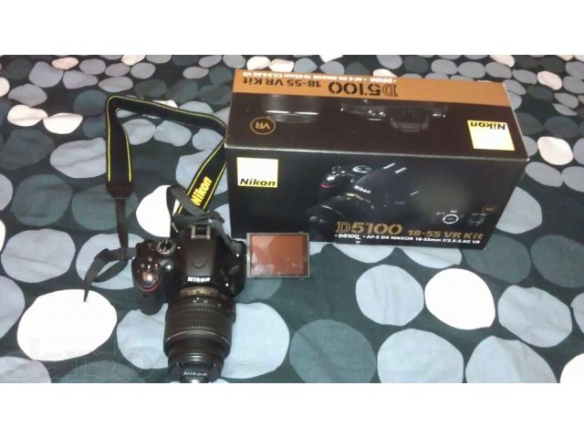 Nikon D5100 VR 18-55 Kit в городе Киров, фото 1, стоимость: 17 000 руб.