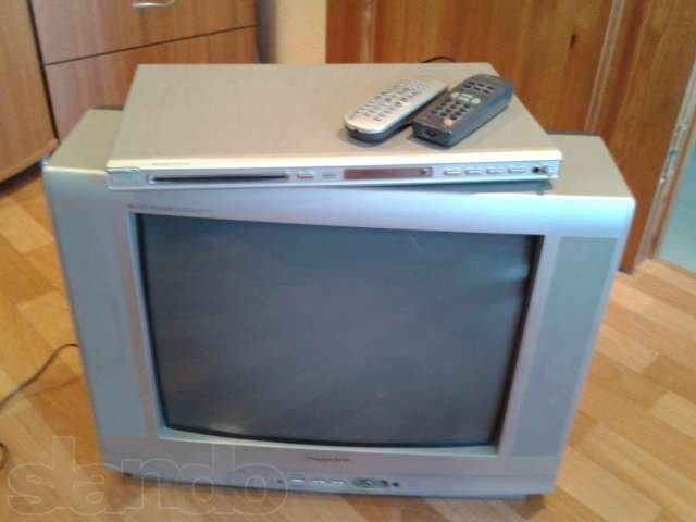 DVD+телевизор в городе Бердск, фото 1, стоимость: 2 000 руб.