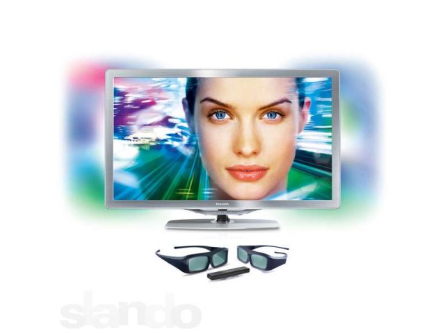 Продам Телевизор Philips 40PFL8505 + очки 4 шт. в городе Сургут, фото 1, Ханты-Мансийский автономный округ