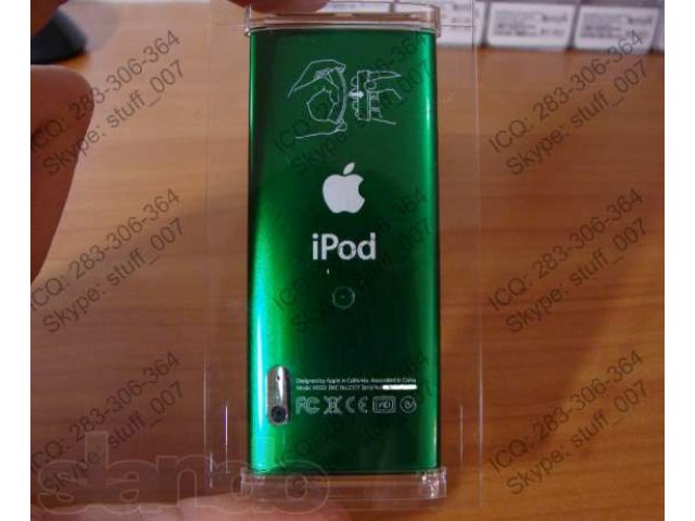 Apple iPod nano 5G 8Gb Green(Зеленый) NEW ОРИГИНАЛ РСТ ДОСТАВКА по РФ! в городе Санкт-Петербург, фото 3, стоимость: 6 490 руб.