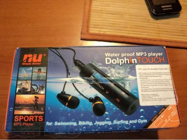 водонепроницаемый Mp3 плеер waterproof Mp3 player Dolphin Touch 4 Гб в городе Саратов, фото 1, MP3 плееры