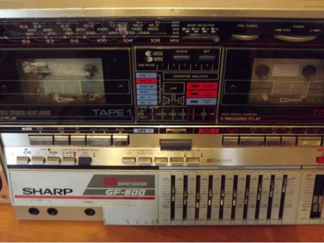 Продается легендарная магнитола 80-х годов Sharp GF-800 в городе Ставрополь, фото 5, Ставропольский край