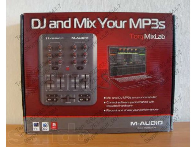 DJ Микшер M-Audio X-SESSION PRO, НОВЫЙ, ЗАПЕЧАТАН, гарантия 1 год! в городе Оренбург, фото 8, Оренбургская область