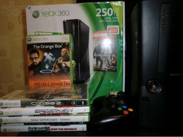 Xbox 360 250gb slim в городе Реутов, фото 3, Игровые приставки
